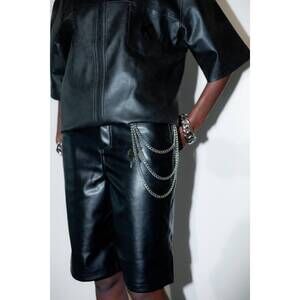 NEW KNOTWTR silver wallet chain in silver